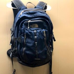 North Face backpack blue